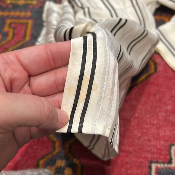 J. Crew Silk Striped Button Up - Picture 5 of 5